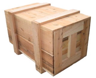 【導入事例／木箱１】梱包用木箱　-密閉木箱-