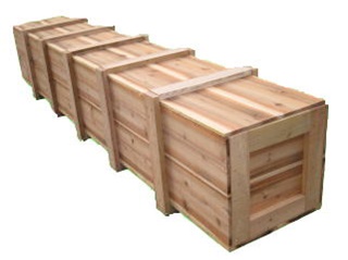 【導入事例／木箱２】梱包用木箱　-長尺密閉木箱-
